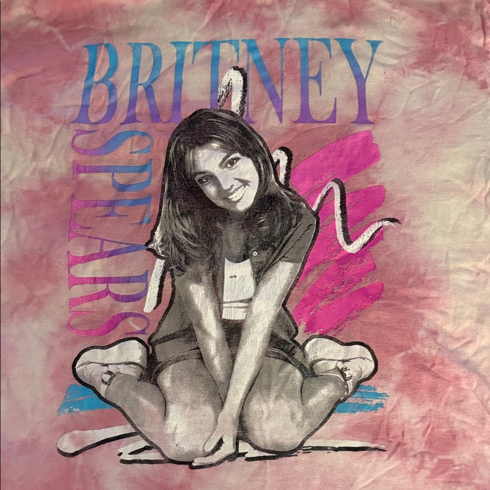 Britney Spears Tie-Dye Graphic Tee